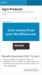 Mobile Screenshot of agroproducts.wordpress.com