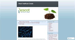 Desktop Screenshot of bescothealthcare.wordpress.com