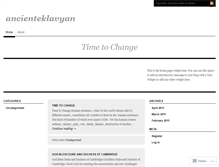 Tablet Screenshot of ancienteklavyan.wordpress.com
