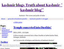 Tablet Screenshot of kashmirblogs.wordpress.com