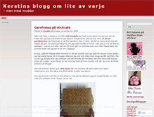 Tablet Screenshot of kerstinsblogg.wordpress.com