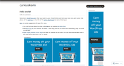Desktop Screenshot of curiouskevin.wordpress.com