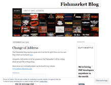 Tablet Screenshot of fishmarketblog.wordpress.com