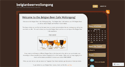 Desktop Screenshot of belgianbeerwollongong.wordpress.com