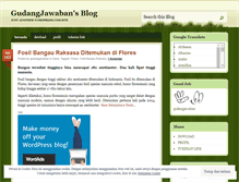 Tablet Screenshot of gudangjawaban.wordpress.com