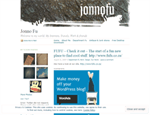 Tablet Screenshot of jonnofu.wordpress.com