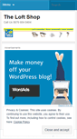 Mobile Screenshot of loftshop.wordpress.com