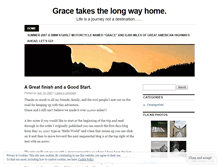 Tablet Screenshot of gracehighway.wordpress.com