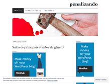Tablet Screenshot of penalizando.wordpress.com