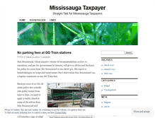 Tablet Screenshot of mississaugataxpayer.wordpress.com