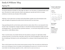 Tablet Screenshot of emilykwilliams.wordpress.com