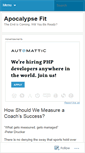 Mobile Screenshot of apocalypsefit.wordpress.com