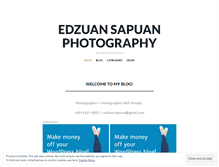 Tablet Screenshot of edzuan.wordpress.com