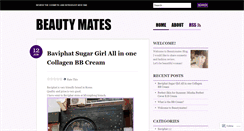 Desktop Screenshot of beautymates.wordpress.com