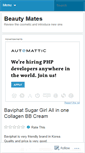 Mobile Screenshot of beautymates.wordpress.com