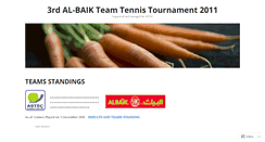 Desktop Screenshot of 3rdalbaiktennis.wordpress.com