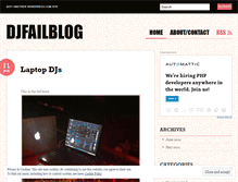 Tablet Screenshot of djfailblog.wordpress.com
