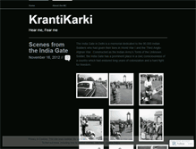 Tablet Screenshot of krantikarki.wordpress.com