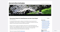 Desktop Screenshot of dannylorefascinatingtips.wordpress.com
