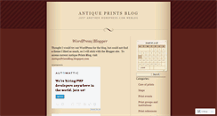 Desktop Screenshot of antiqueprintsblog.wordpress.com