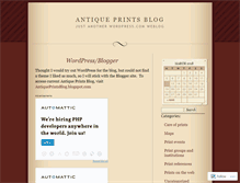 Tablet Screenshot of antiqueprintsblog.wordpress.com