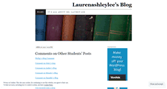 Desktop Screenshot of laurenashleylee.wordpress.com