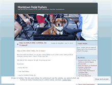 Tablet Screenshot of morristownpedalpushers.wordpress.com