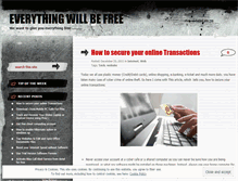Tablet Screenshot of everythingwillbefree.wordpress.com