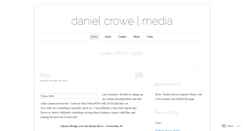 Desktop Screenshot of danielcrowemedia.wordpress.com