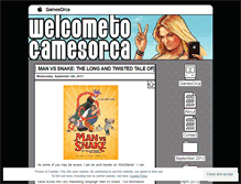 Tablet Screenshot of gamesorca.wordpress.com