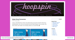 Desktop Screenshot of hoopspin.wordpress.com