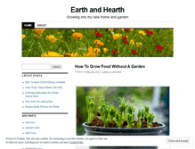 Tablet Screenshot of earthandhearth.wordpress.com