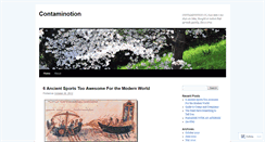 Desktop Screenshot of contaminotion.wordpress.com
