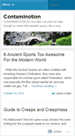 Mobile Screenshot of contaminotion.wordpress.com