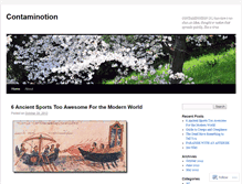 Tablet Screenshot of contaminotion.wordpress.com