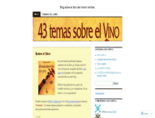 Tablet Screenshot of 43temas.wordpress.com