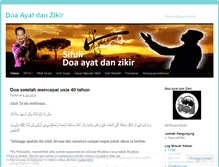 Tablet Screenshot of doaayatdanzikir.wordpress.com