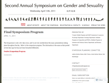 Tablet Screenshot of iupgenderandsexuality.wordpress.com