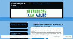 Desktop Screenshot of jovenesxlasalud.wordpress.com