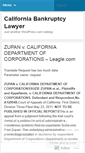 Mobile Screenshot of californiabankruptcylawyer.wordpress.com