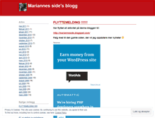 Tablet Screenshot of mariannesside.wordpress.com