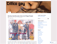 Tablet Screenshot of criticogay.wordpress.com