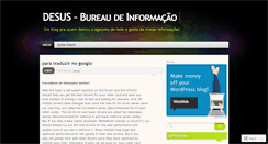 Desktop Screenshot of desus.wordpress.com