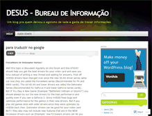 Tablet Screenshot of desus.wordpress.com