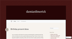 Desktop Screenshot of damianlimerick.wordpress.com