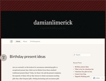 Tablet Screenshot of damianlimerick.wordpress.com