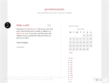 Tablet Screenshot of groomletsiozy9462.wordpress.com