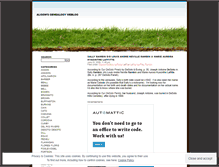 Tablet Screenshot of alisonsgenealogy.wordpress.com