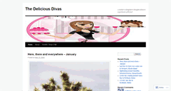 Desktop Screenshot of deliciousdivas.wordpress.com