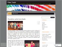 Tablet Screenshot of paratudo.wordpress.com